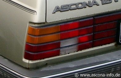 Ascona C Facelift