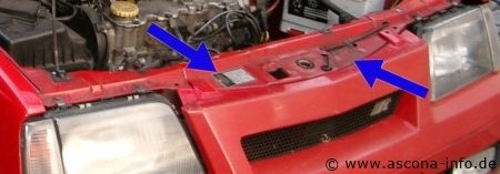 Ascona Typenschilder