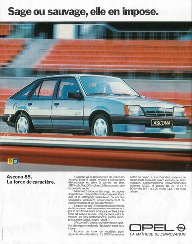 Ascona C Werbung