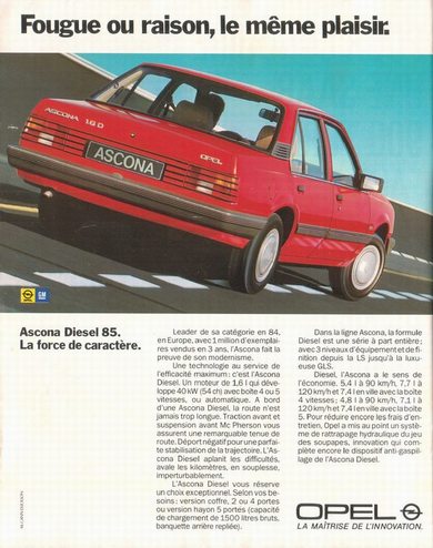 Ascona C Werbung