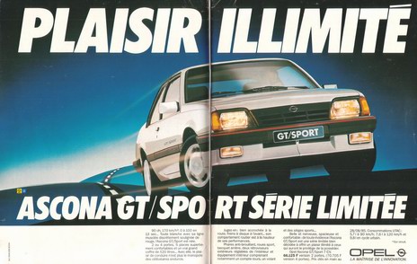 Ascona C Werbung