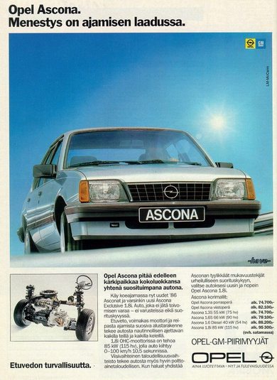 Ascona C Werbung