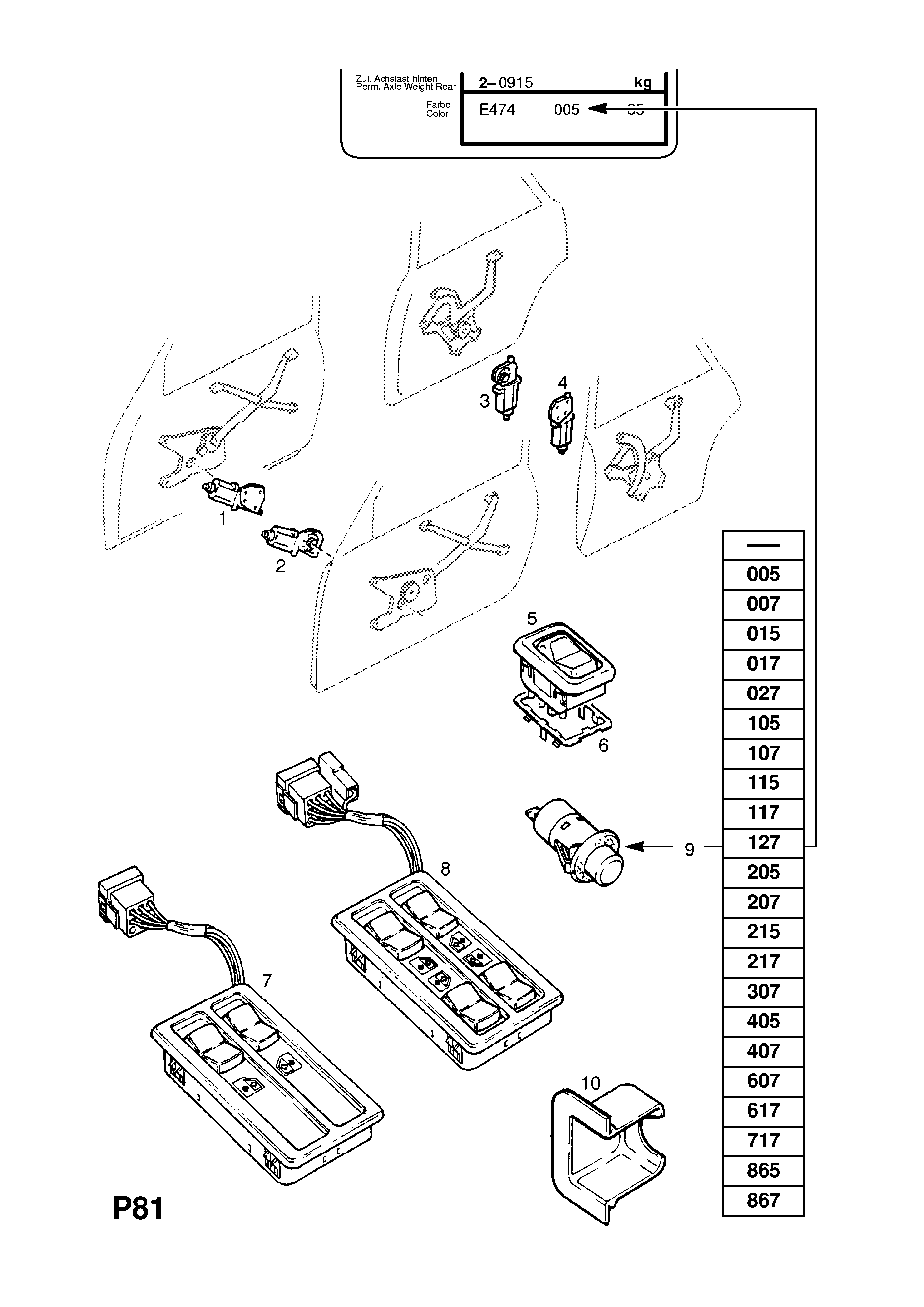 Ascona C EPC