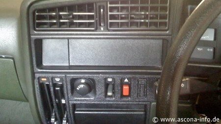 Ascona Magerausstattung