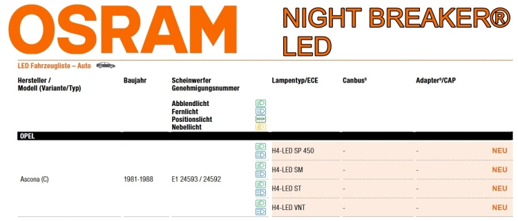 Ascona LED